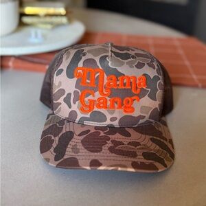 Camo 'Mama Gang' Trucker Hat